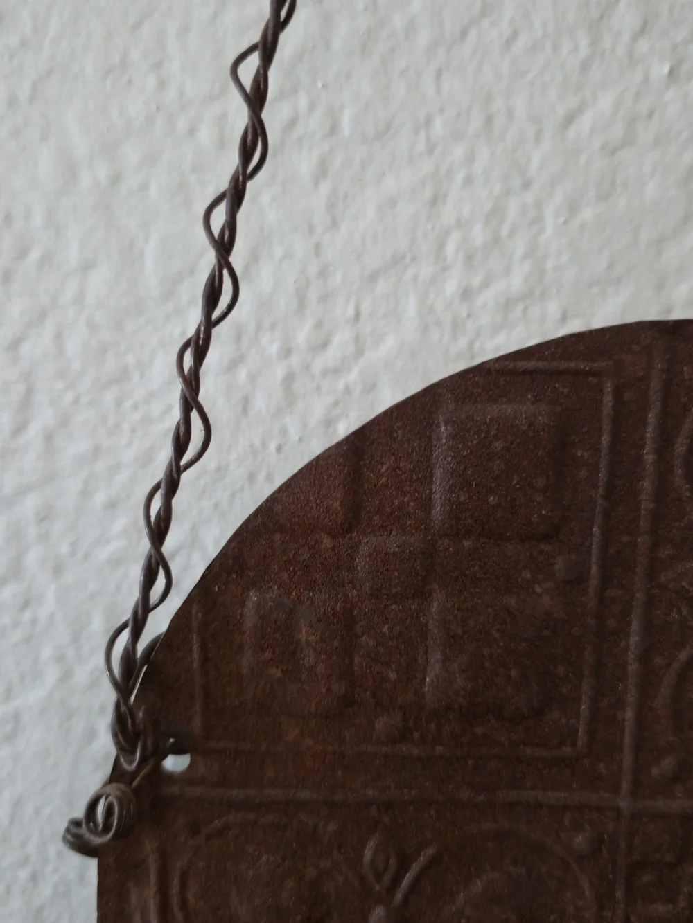 Primitive Distressed Metal Heart Wall Decor Envelope Pocket